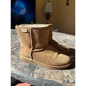 Minnetonka Suede Faux Fur Lined Boots - Size 6M